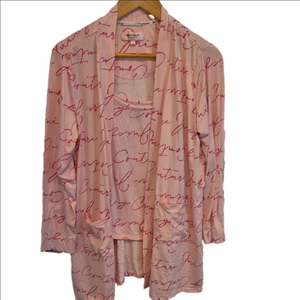 Juicy Couture Script Lounge Cardigan & Tank Set